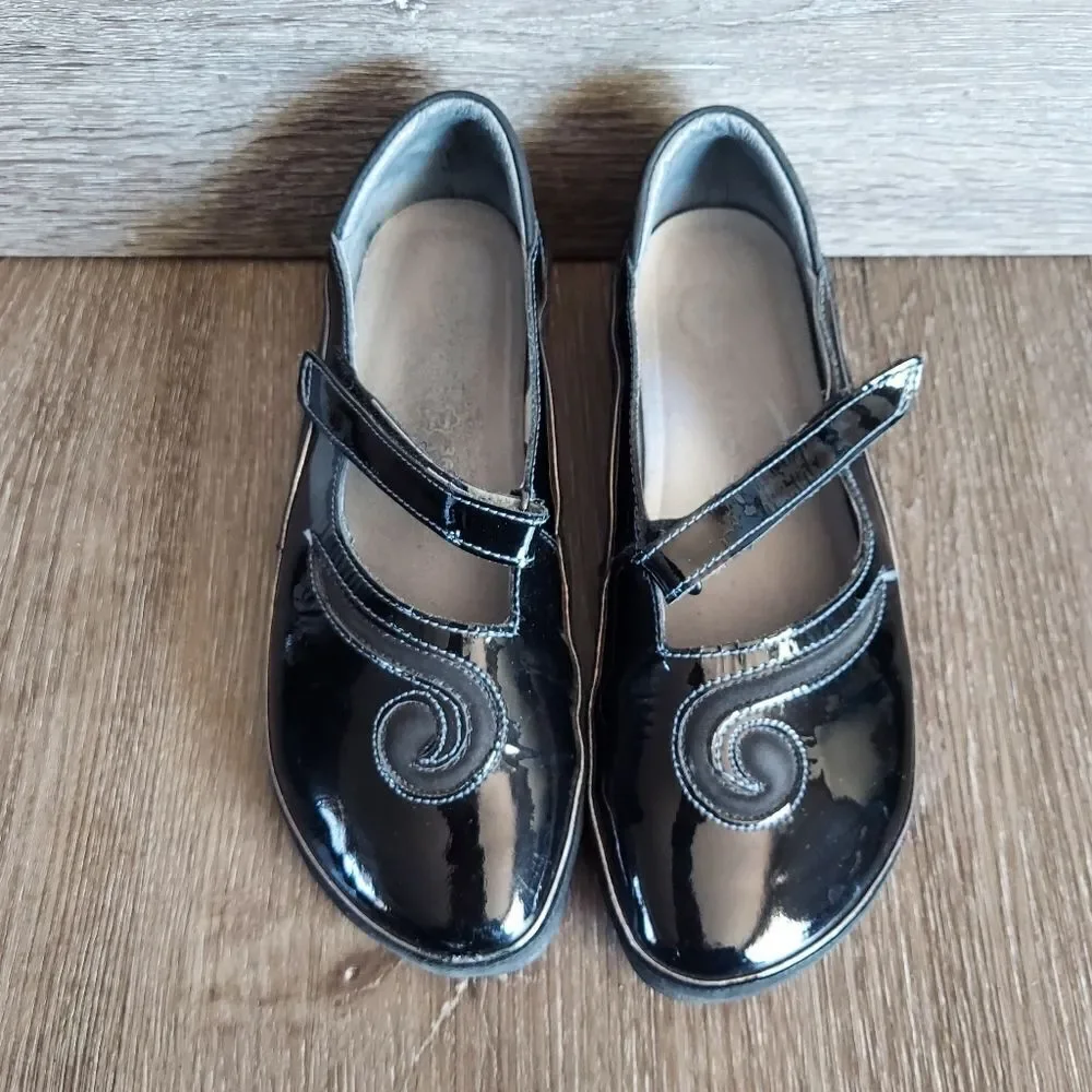 Naot Matai Black Mary Janes Size 36